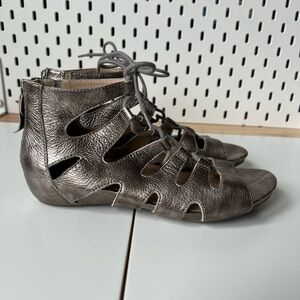 Earthies Metallic Roma Gladiator Sandals